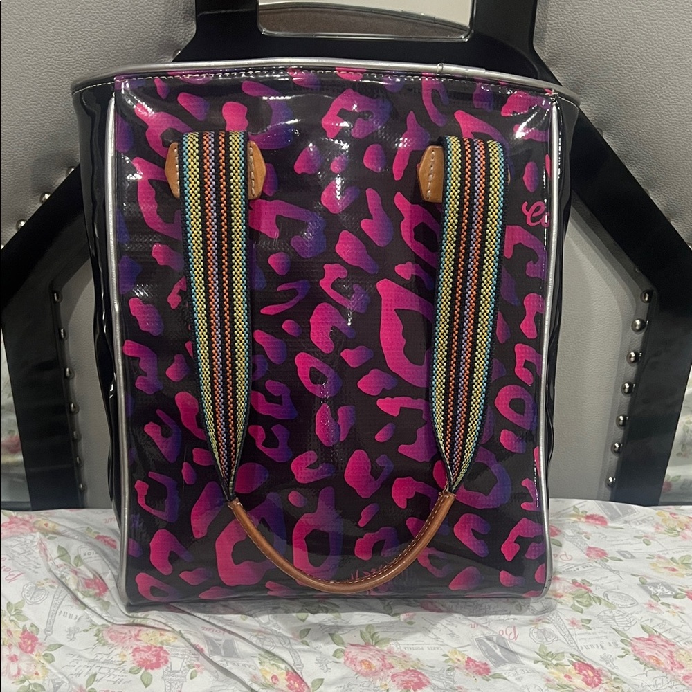 Consuela Pebbles Leopard Print Tote Bag